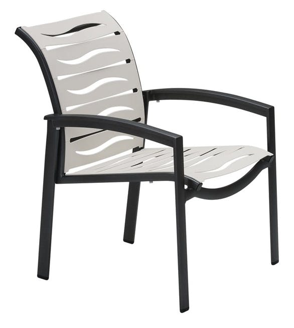 Tropitone 471124WV Elance Wave EZ Span™ Dining Chair Wave Segment Tropitone 471124WV Elance Wave EZ Span™ Dining Chair Wave Segment