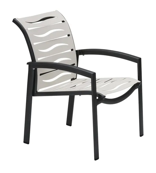 Tropitone 471124WV Elance Wave EZ Span™ Dining Chair Wave Segment Tropitone 471124WV Elance Wave EZ Span™ Dining Chair Wave Segment