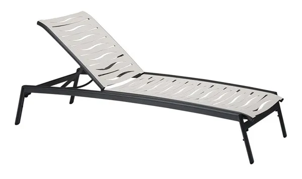 Tropitone 471132WV Elance EZ Span™ Wave Segment Chaise Lounge Armless Tropitone 471132WV Elance EZ Span™ Wave Segment Chaise Lounge Armless