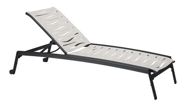 Tropitone 471132WVW Elance EZ Span™ Wave Segment Chaise Lounge Armless Tropitone 471132WVW Elance EZ Span™ Wave Segment Chaise Lounge Armless