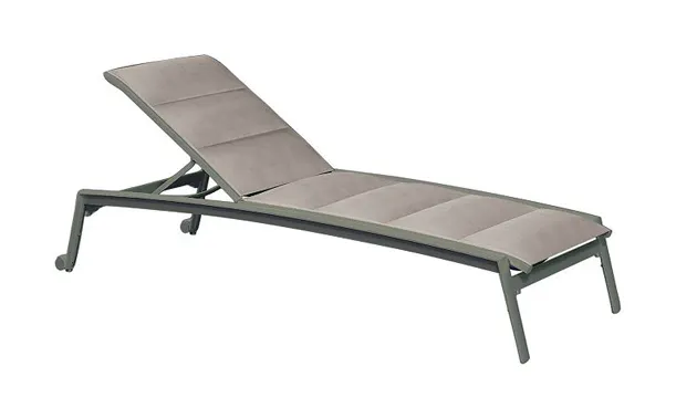 Tropitone 461132WPS Elance Padded Sling Chaise Lounge with Wheels Tropitone 461132WPS Elance Padded Sling Chaise Lounge with Wheels