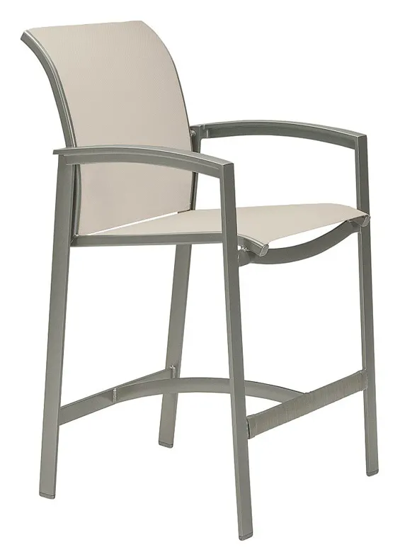 Tropitone 461126 Elance Relaxed Sling Stationary Bar Stool Tropitone 461126 Elance Relaxed Sling Stationary Bar Stool