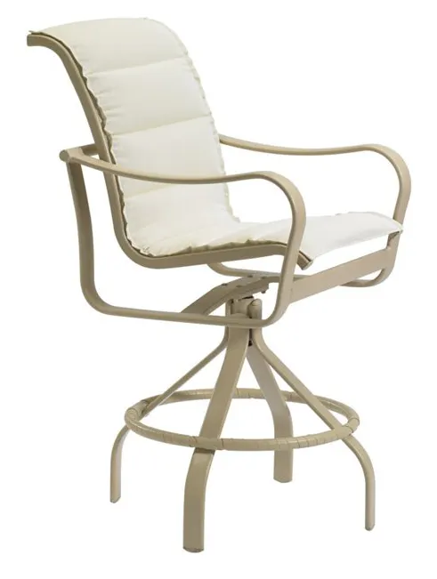 Tropitone 150027PS-28 Shoreline Padded Sling Swivel Bar Stool Tropitone 150027PS-28 Shoreline Padded Sling Swivel Bar Stool