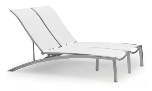 Tropitone 240575 South Beach Relaxed Sling Double Chaise Tropitone 240575 South Beach Relaxed Sling Double Chaise