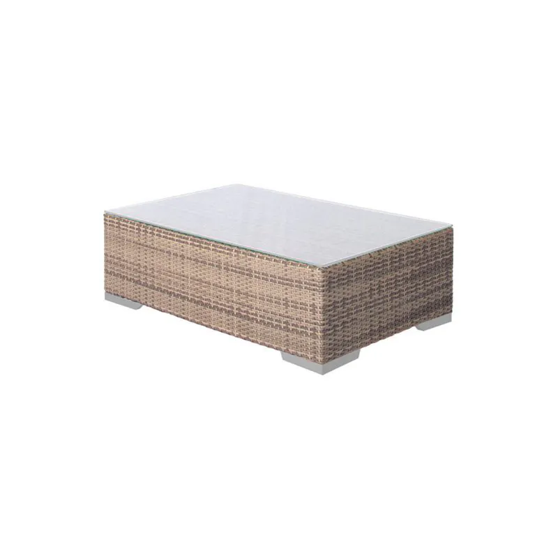Tropitone 641453AFR Arzo Woven Frosted Acrylic Coffee Table