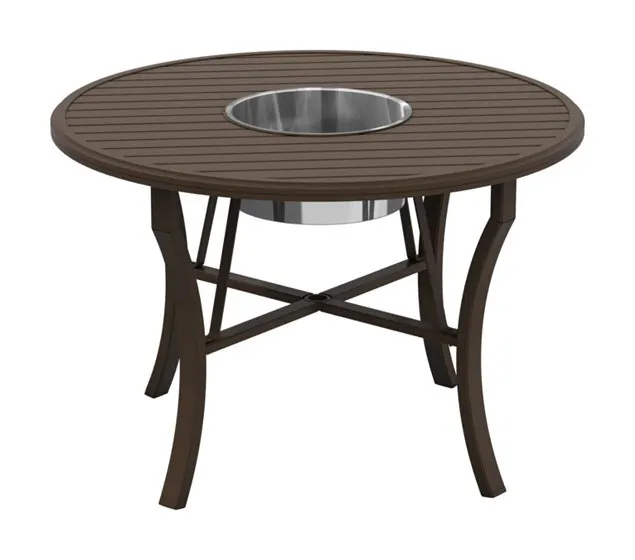 Tropitone 401154BRBK-34 Fire Round Banchetto 54 inch Counter Height Beverage Bucket Table Tropitone 401154BRBK-34 Fire Round Banchetto 54 inch Counter Height Beverage Bucket Table