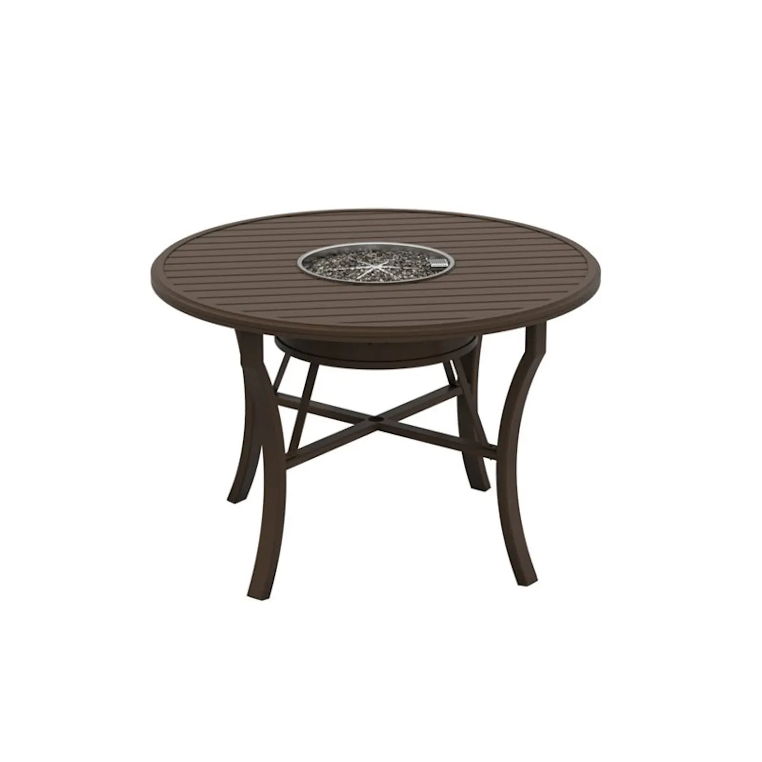 Tropitone 401154FTBL-34 Fire Round Banchetto 54 inch Counter Height Gas Table