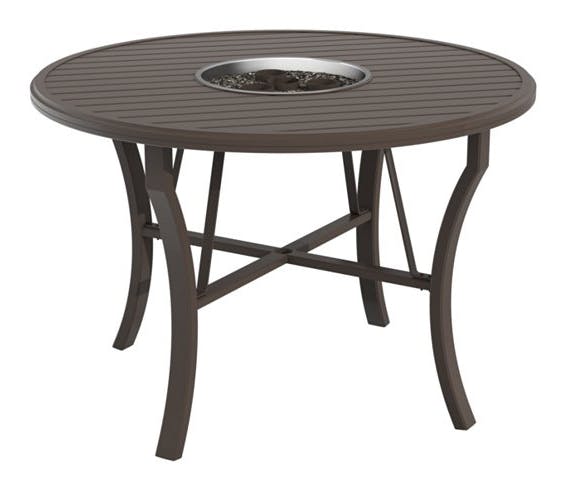 Tropitone 401154FTGL-34 Fire Round Banchetto 54 inch Counter Height Gel Table Tropitone 401154FTGL-34 Fire Round Banchetto 54 inch Counter Height Gel Table
