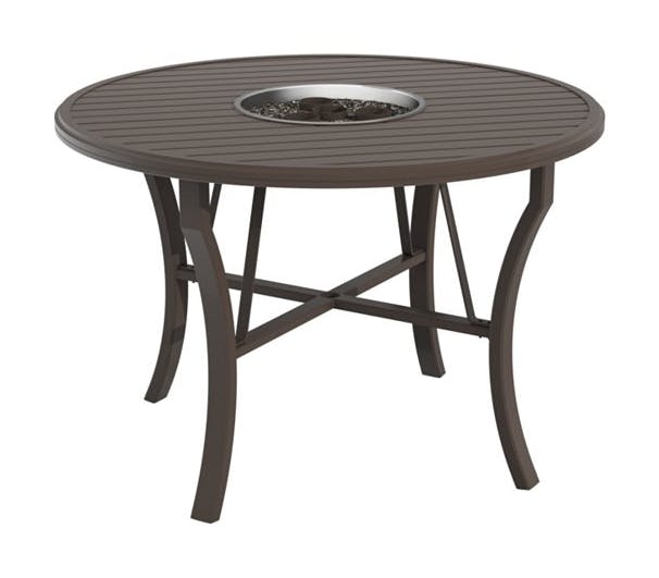 Tropitone 401154FTGL-34 Fire Round Banchetto 54 inch Counter Height Gel Table Tropitone 401154FTGL-34 Fire Round Banchetto 54 inch Counter Height Gel Table