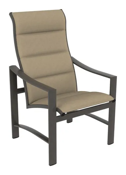 Tropitone 381501PS Kenzo Padded Sling High Back Dining Chair Tropitone 381501PS Kenzo Padded Sling High Back Dining Chair
