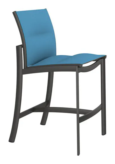 Tropitone 891529PS KOR Padded Sling Armless Bar Stool Tropitone 891529PS KOR Padded Sling Armless Bar Stool