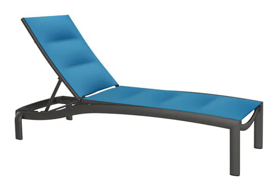 Tropitone 891533PS KOR Padded Sling Armless Chaise Lounge Tropitone 891533PS KOR Padded Sling Armless Chaise Lounge