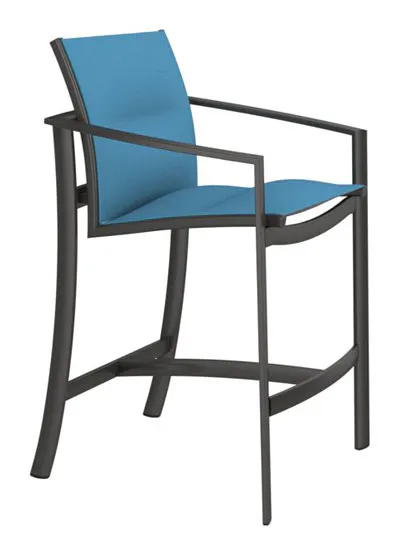 Tropitone 891526PS KOR Padded Sling Bar Stool Tropitone 891526PS KOR Padded Sling Bar Stool