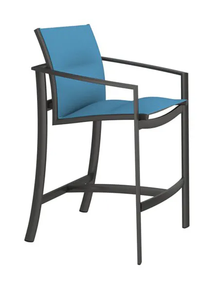 Tropitone 891526PS KOR Padded Sling Bar Stool Tropitone 891526PS KOR Padded Sling Bar Stool