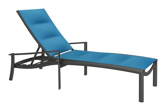 Tropitone 891532PS KOR Padded Sling Chaise Lounge Tropitone 891532PS KOR Padded Sling Chaise Lounge