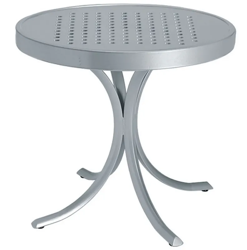 Tropitone 1882SB Boulevard Tables Patterned Aluminum 20 inch Tea Table Tropitone 1882SB Boulevard Tables Patterned Aluminum 20 inch Tea Table