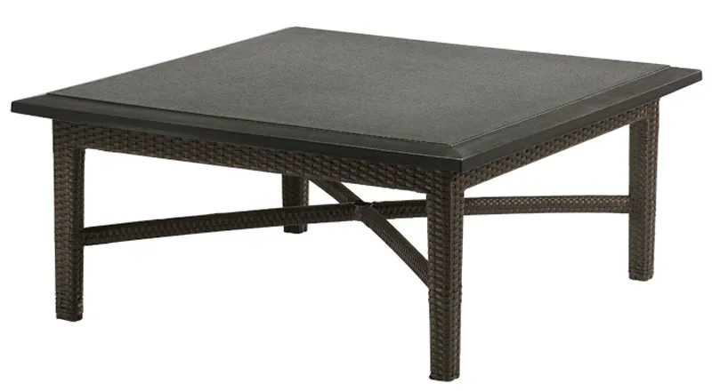 Tropitone 360940B Evo Coffee Table Woven Base Tropitone 360940B Evo Coffee Table Woven Base