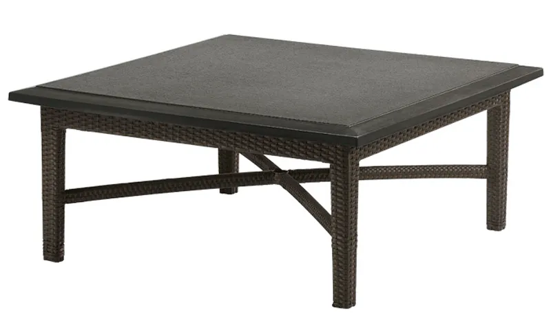 Tropitone 360940B Evo Coffee Table Woven Base Tropitone 360940B Evo Coffee Table Woven Base