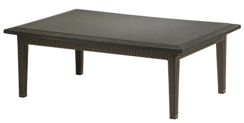 Tropitone 360953B Evo Coffee Table Woven Base Tropitone 360953B Evo Coffee Table Woven Base