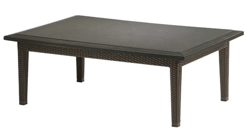 Tropitone 360953B Evo Coffee Table Woven Base Tropitone 360953B Evo Coffee Table Woven Base