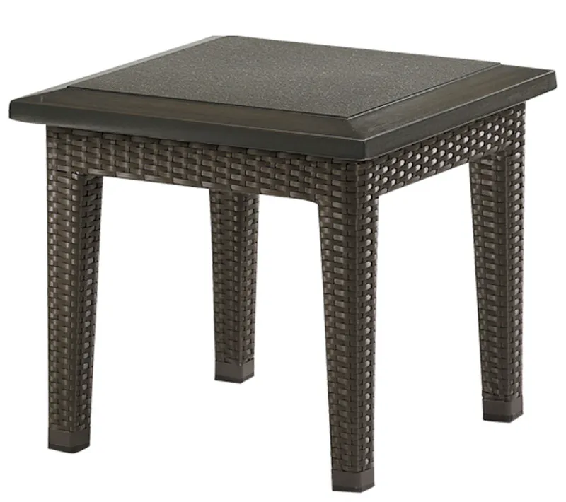 Tropitone 360995B Evo Tea Table Woven Base Tropitone 360995B Evo Tea Table Woven Base