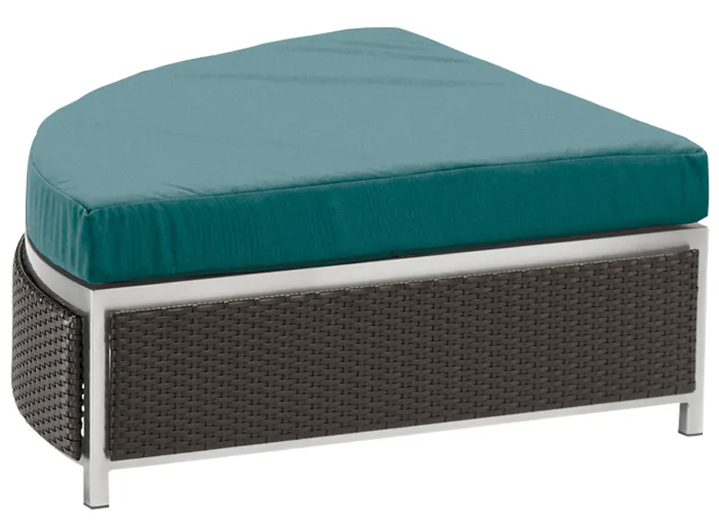 Tropitone 591008CO Cabana Club Aluminum Woven Curved Ottoman Tropitone 591008CO Cabana Club Aluminum Woven Curved Ottoman
