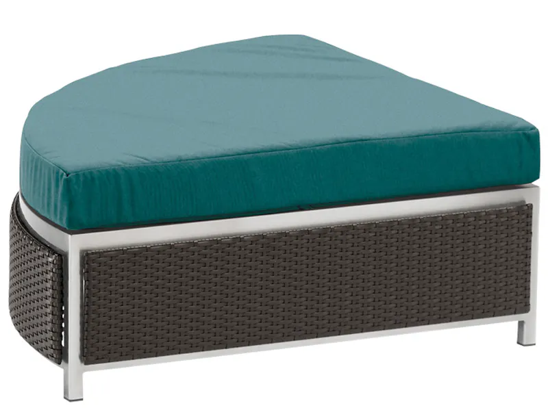 Tropitone 591008CO Cabana Club Aluminum Woven Curved Ottoman Tropitone 591008CO Cabana Club Aluminum Woven Curved Ottoman