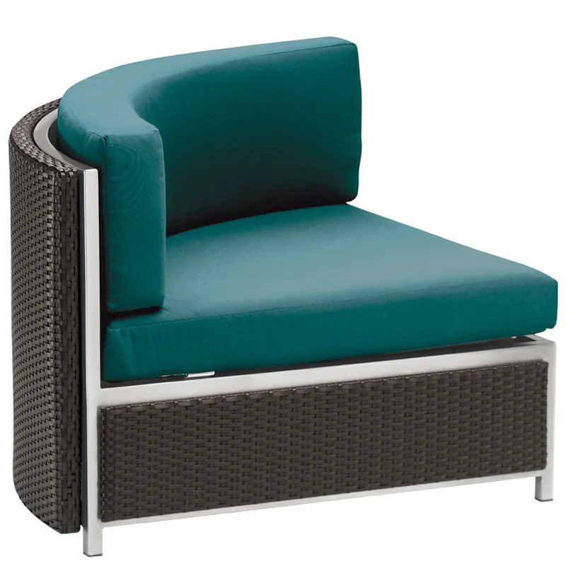 Tropitone 591010CC Cabana Club Aluminum Woven Curved Corner Module