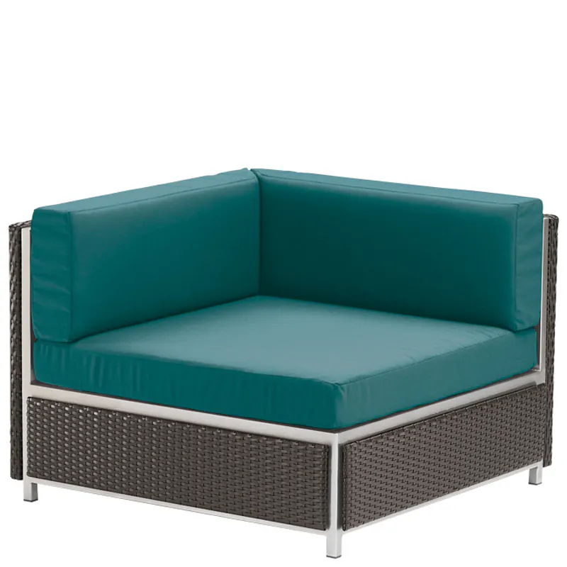 Tropitone 591010SC Cabana Club Aluminum Woven Square Corner Module