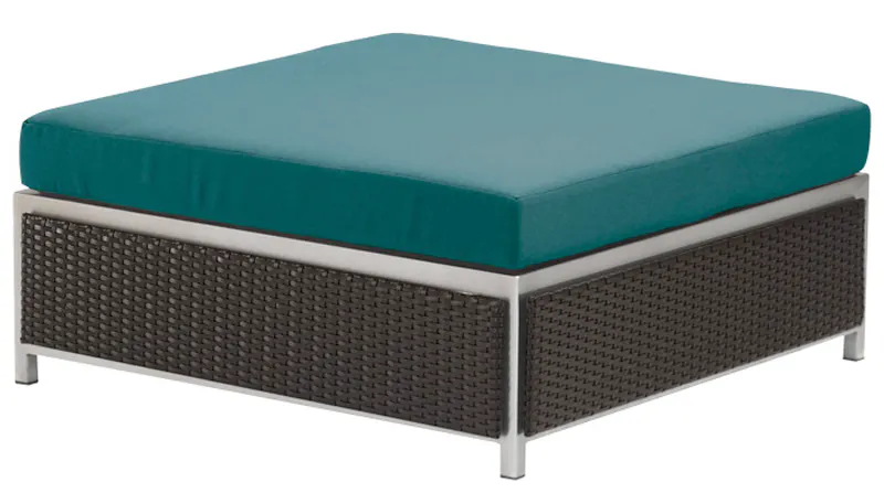 Tropitone 591017SO Cabana Club Aluminum Woven Square Ottoman Tropitone 591017SO Cabana Club Aluminum Woven Square Ottoman