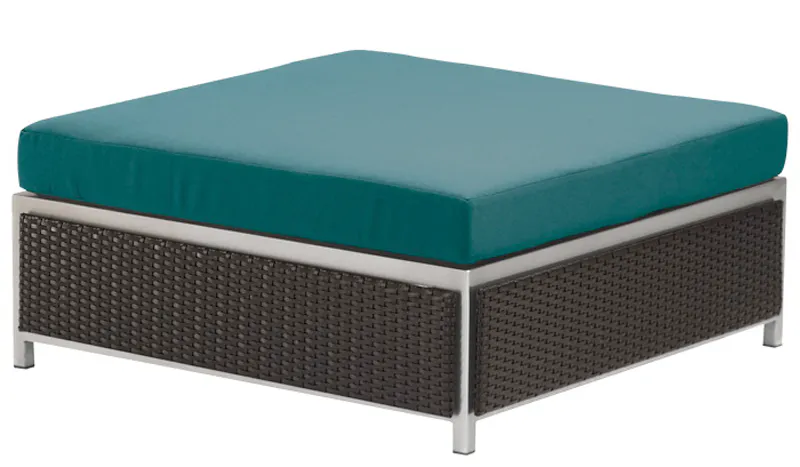 Tropitone 591017SO Cabana Club Aluminum Woven Square Ottoman Tropitone 591017SO Cabana Club Aluminum Woven Square Ottoman