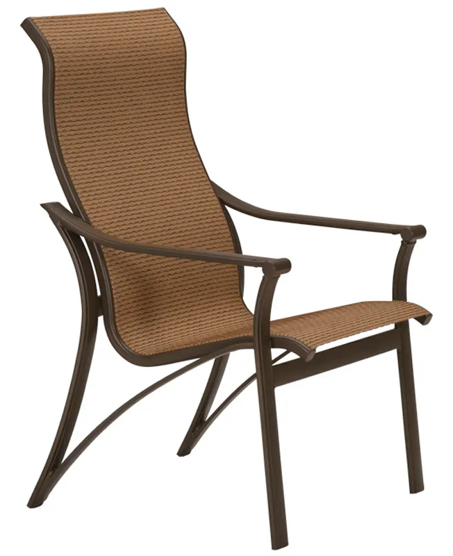 Tropitone 161101 Corsica Sling High Back Dining Chair Tropitone 161101 Corsica Sling High Back Dining Chair