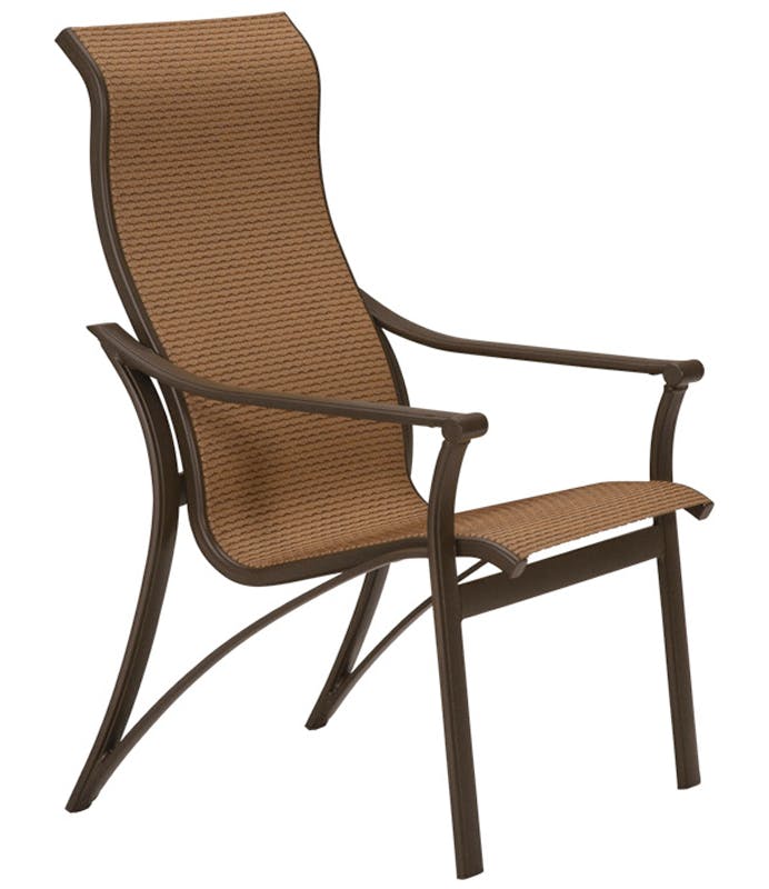 Tropitone 161101 Corsica Sling High Back Dining Chair Tropitone 161101 Corsica Sling High Back Dining Chair