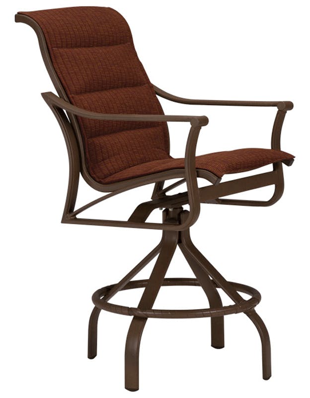 Tropitone 161127PS-28 Corsica Padded Sling Swivel Bar Stool Tropitone 161127PS-28 Corsica Padded Sling Swivel Bar Stool