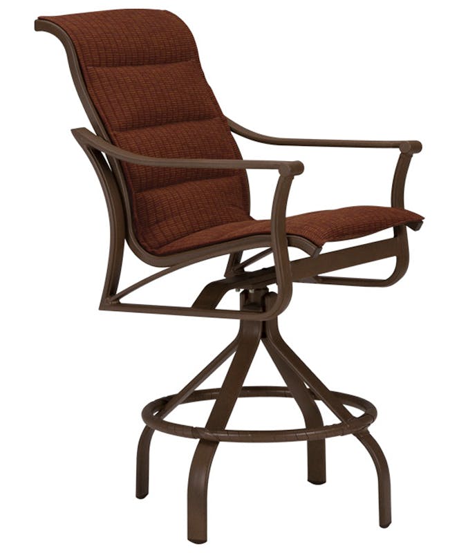 Tropitone 161127PS-28 Corsica Padded Sling Swivel Bar Stool Tropitone 161127PS-28 Corsica Padded Sling Swivel Bar Stool