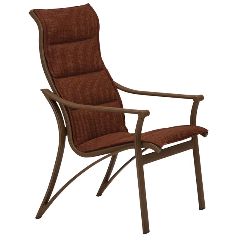 Tropitone 161101PS Corsica Padded Sling High Back Dining Chair