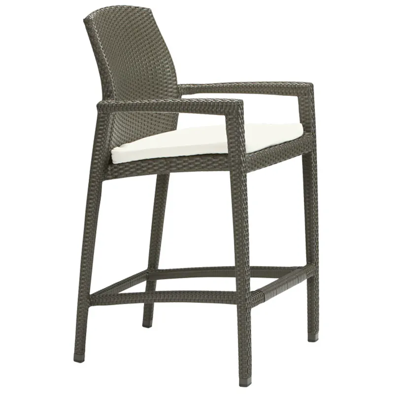 Tropitone 36082605 Evo Stationary Bar Stool with Pad