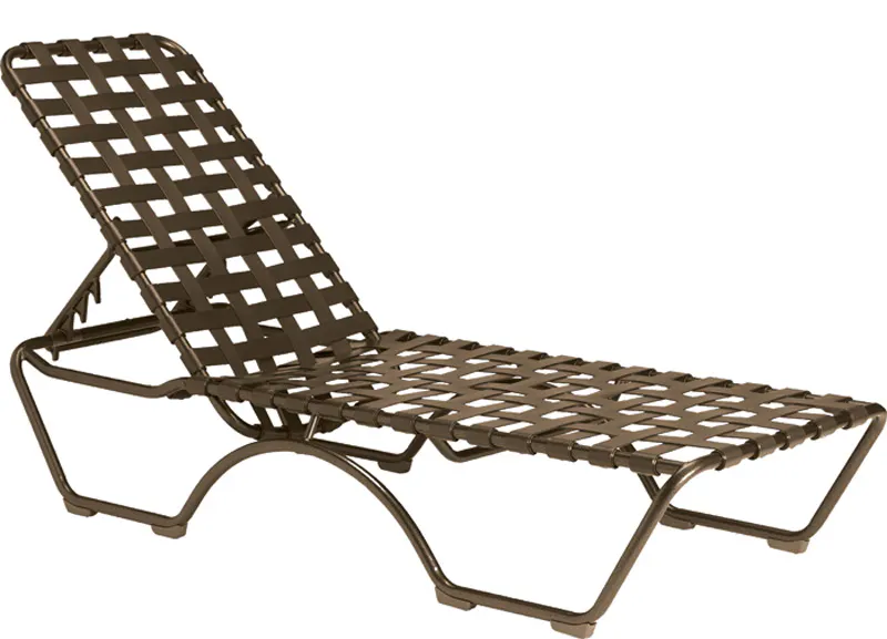 Tropitone 260532 Kahana Cross Strap Chaise Lounge Tropitone 260532 Kahana Cross Strap Chaise Lounge