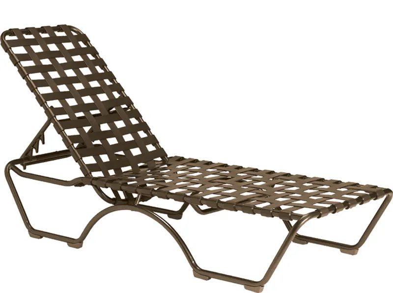 Tropitone 260532 Kahana Cross Strap Chaise Lounge Tropitone 260532 Kahana Cross Strap Chaise Lounge
