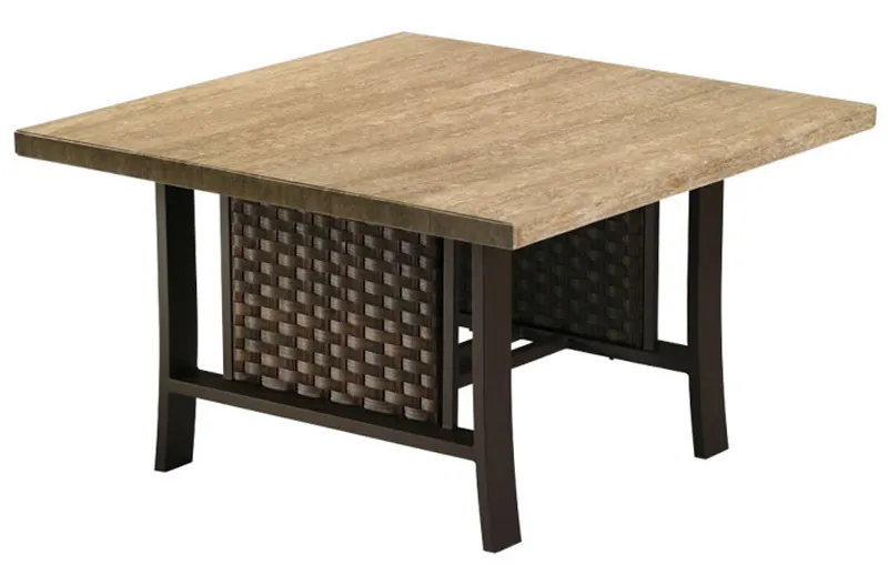 Tropitone 890886B Loggia Deep Seating Loggia 42 inch Square Chat Table Base Tropitone 890886B Loggia Deep Seating Loggia 42 inch Square Chat Table Base