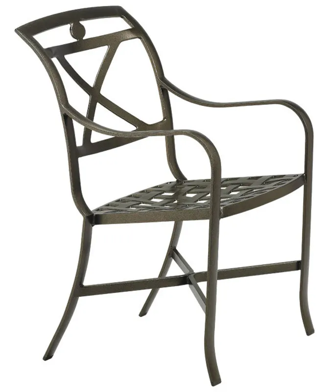 Tropitone 170024 Siena Umbrella Palladian Cast Dining Chair - X-Back Tropitone 170024 Siena Umbrella Palladian Cast Dining Chair - X-Back