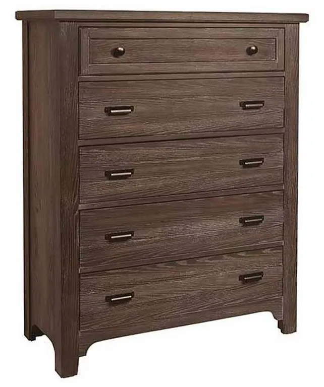 Vaughan Bassett 740-115 Bungalow Home Chest 5 Drawer Folkstone Vaughan Bassett 740-115 Bungalow Home Chest 5 Drawer Folkstone