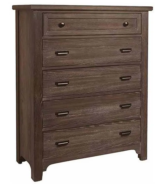Vaughan Bassett 740-115 Bungalow Home Chest 5 Drawer Folkstone Vaughan Bassett 740-115 Bungalow Home Chest 5 Drawer Folkstone