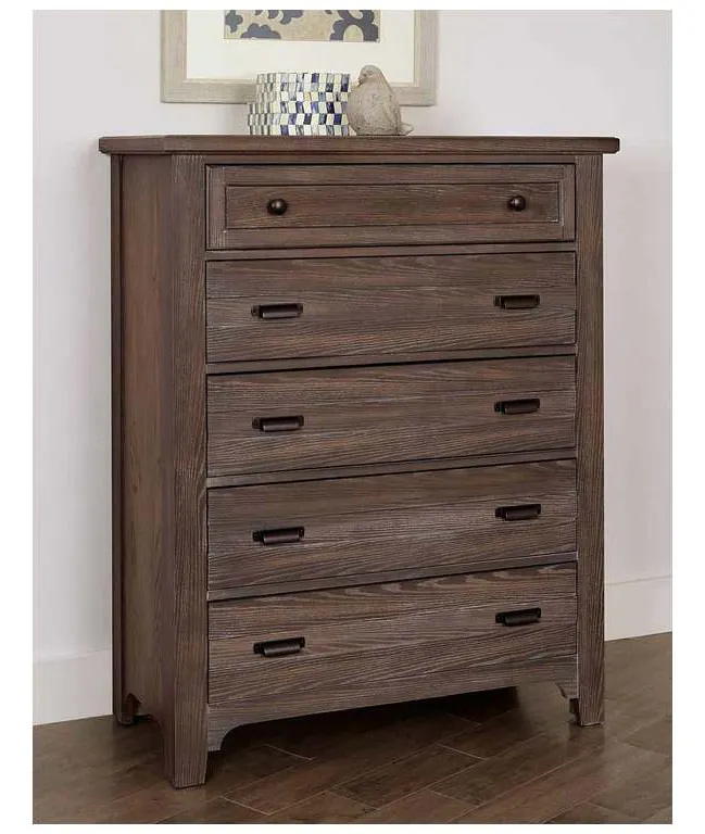 Vaughan Bassett 740-115 Bungalow Home Chest 5 Drawer Folkstone Vaughan Bassett 740-115 Bungalow Home Chest 5 Drawer Folkstone
