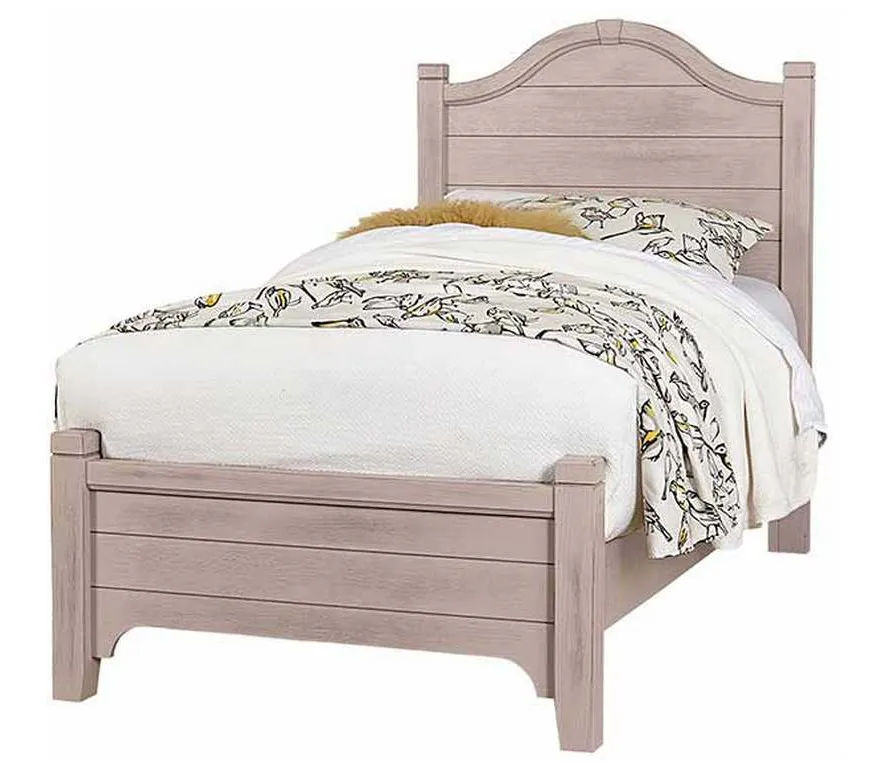 Vaughan Bassett 741-338-833-900 Bungalow Home Twin Arched Bed Dover Grey Two Tone Vaughan Bassett 741-338-833-900 Bungalow Home Twin Arched Bed Dover Grey Two Tone