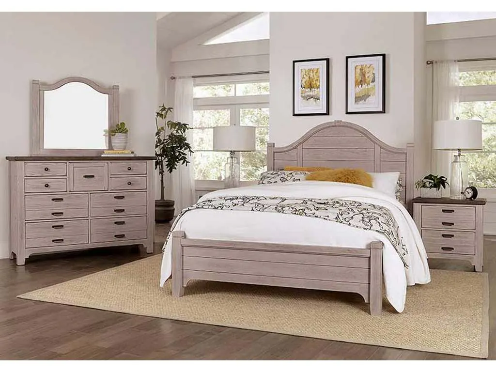 Vaughan Bassett 741-002 Bungalow Home Master Dresser 9 Drawer Dover Grey Two Tone Vaughan Bassett 741-002 Bungalow Home Master Dresser 9 Drawer Dover Grey Two Tone