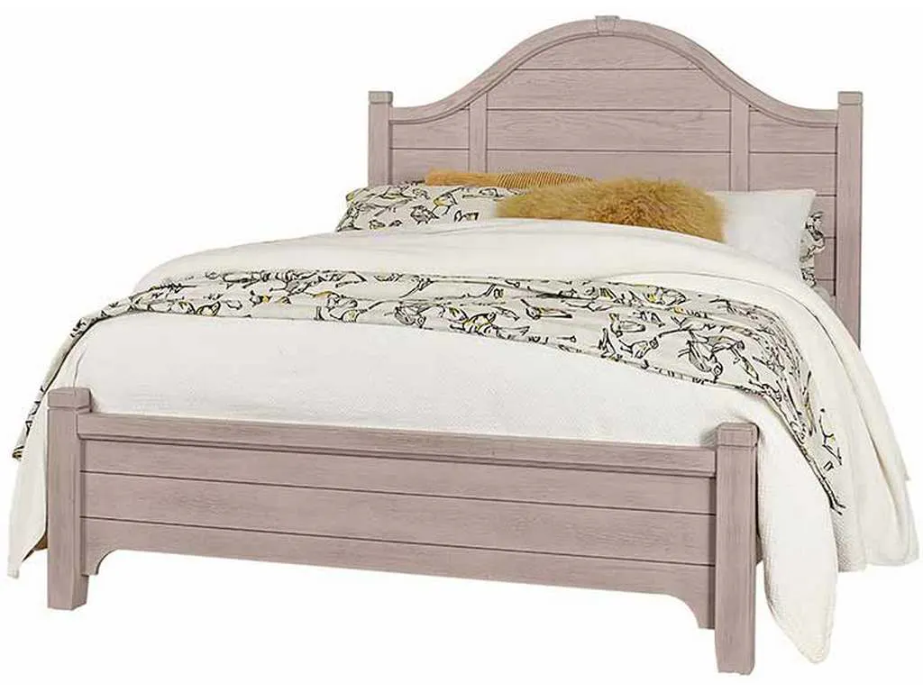 Vaughan Bassett 741-558-855-922 Bungalow Home Queen Arched Bed Dover Grey Two Tone Vaughan Bassett 741-558-855-922 Bungalow Home Queen Arched Bed Dover Grey Two Tone