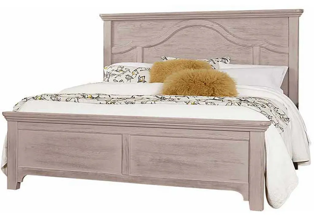 Vaughan Bassett 741-559-955-922 Bungalow Home Queen Mantel Bed Dover Grey Two Tone Vaughan Bassett 741-559-955-922 Bungalow Home Queen Mantel Bed Dover Grey Two Tone