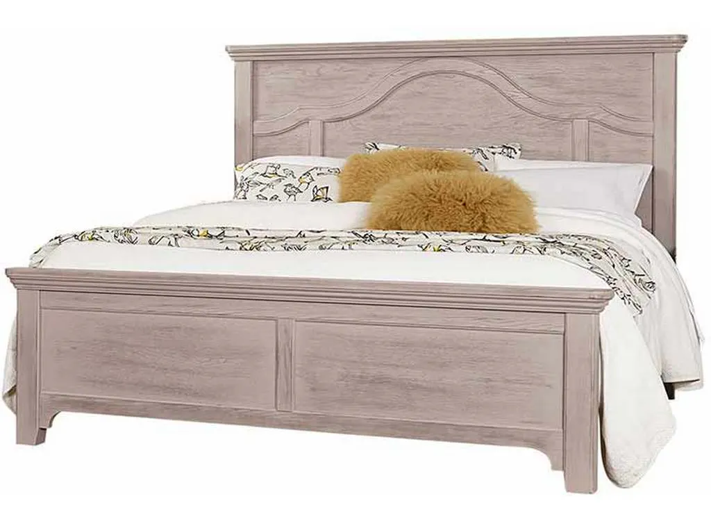 Vaughan Bassett 741-559-955-922 Bungalow Home Queen Mantel Bed Dover Grey Two Tone Vaughan Bassett 741-559-955-922 Bungalow Home Queen Mantel Bed Dover Grey Two Tone