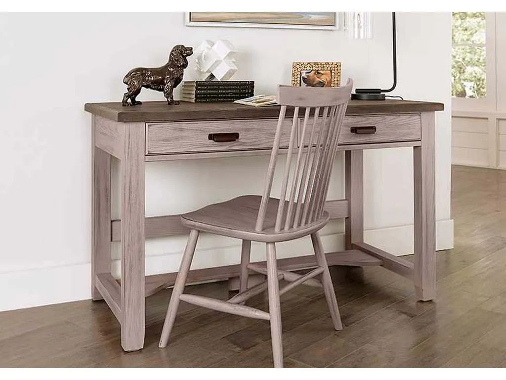 Vaughan Bassett 741-778 Bungalow Home Laptop Desk Dover Grey Two Tone Vaughan Bassett 741-778 Bungalow Home Laptop Desk Dover Grey Two Tone